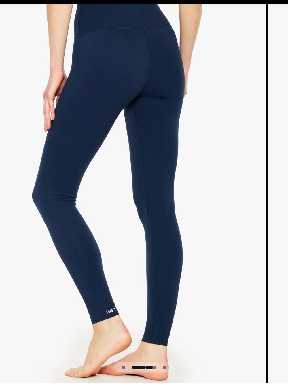 SET Active Navy Seamless High-Waist Leggings